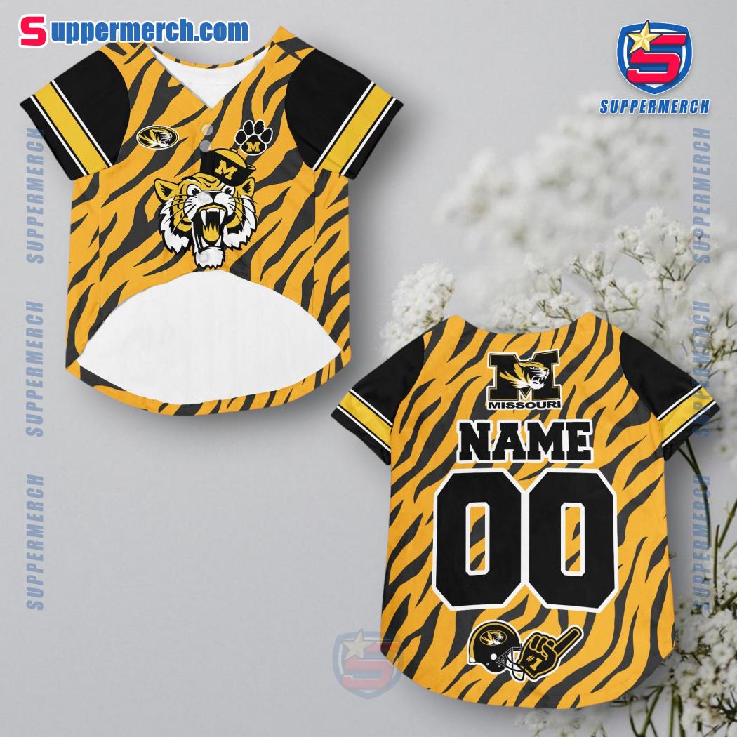 Missouri Tigers Football Personalized Pet Jersey a
