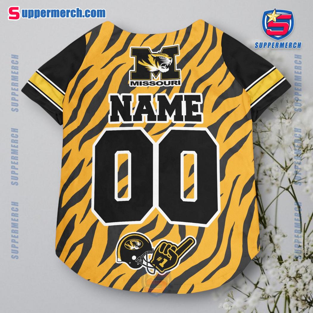 Missouri Tigers Football Personalized Pet Jersey y
