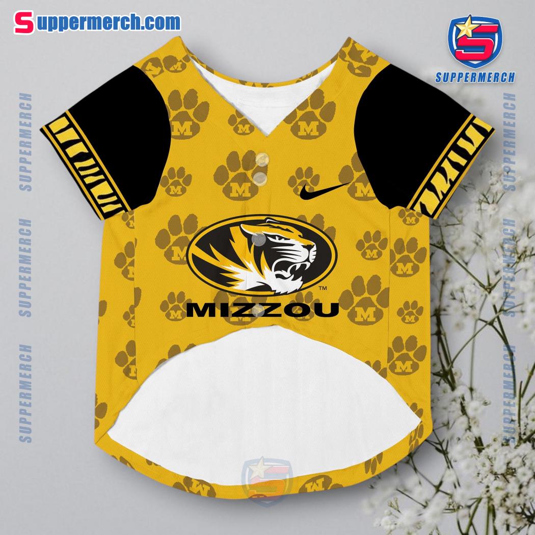 Missouri Tigers Paw Personalized Pet Jersey y