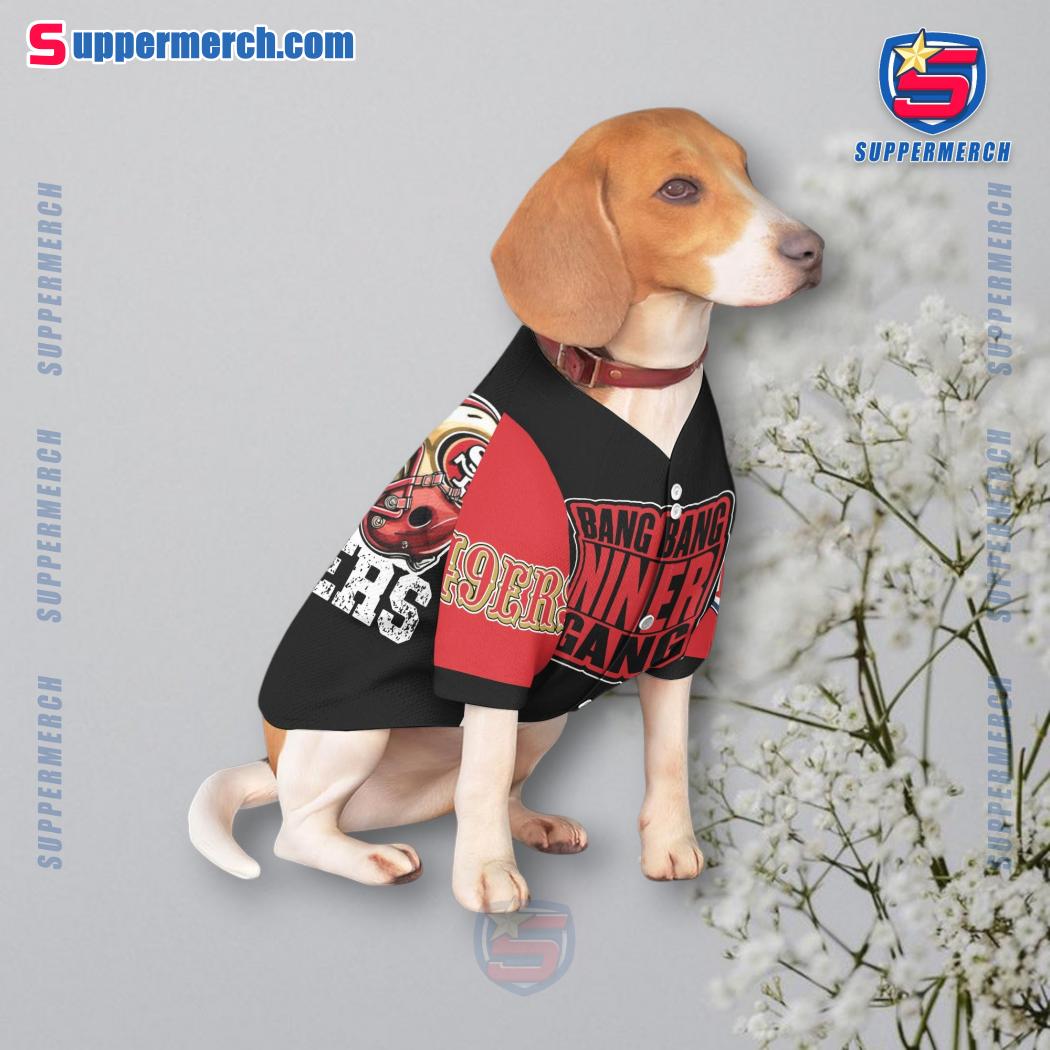 NFL San Francisco 49ers Bang Bang Niner Gang Pet Jersey c