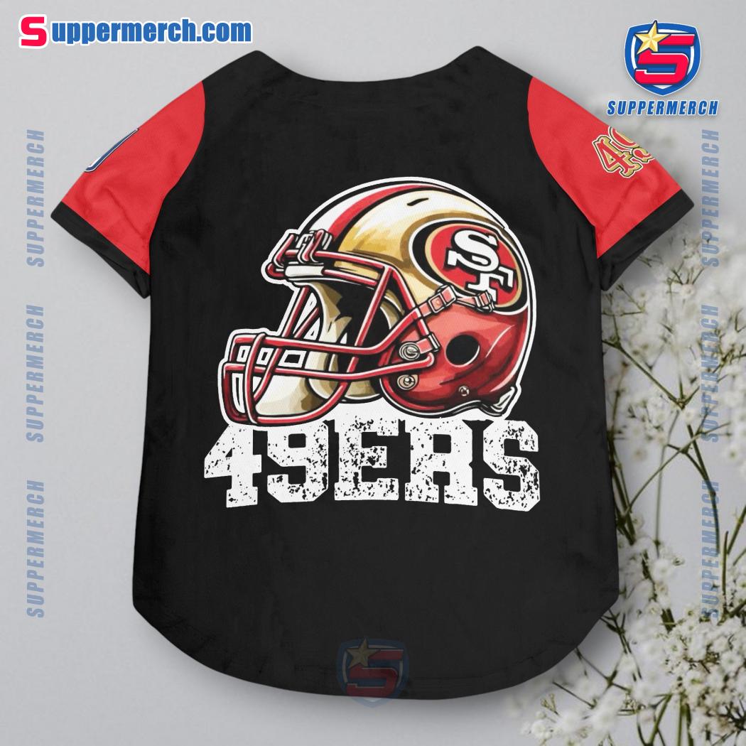 NFL San Francisco 49ers Bang Bang Niner Gang Pet Jersey x