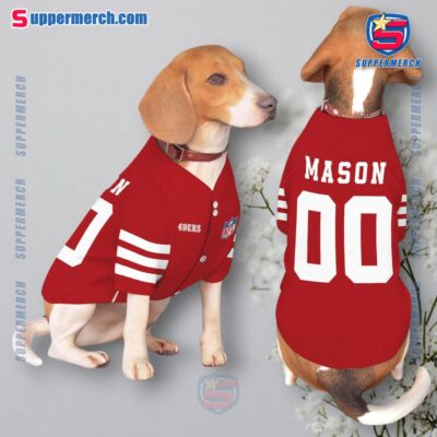NFL San Francisco 49ers Personalized Pet Jersey a