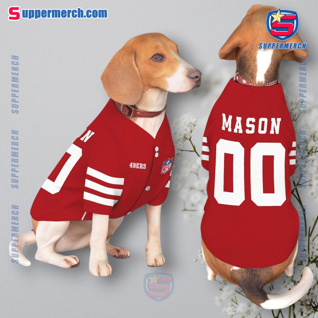 NFL San Francisco 49ers Personalized Pet Jersey a