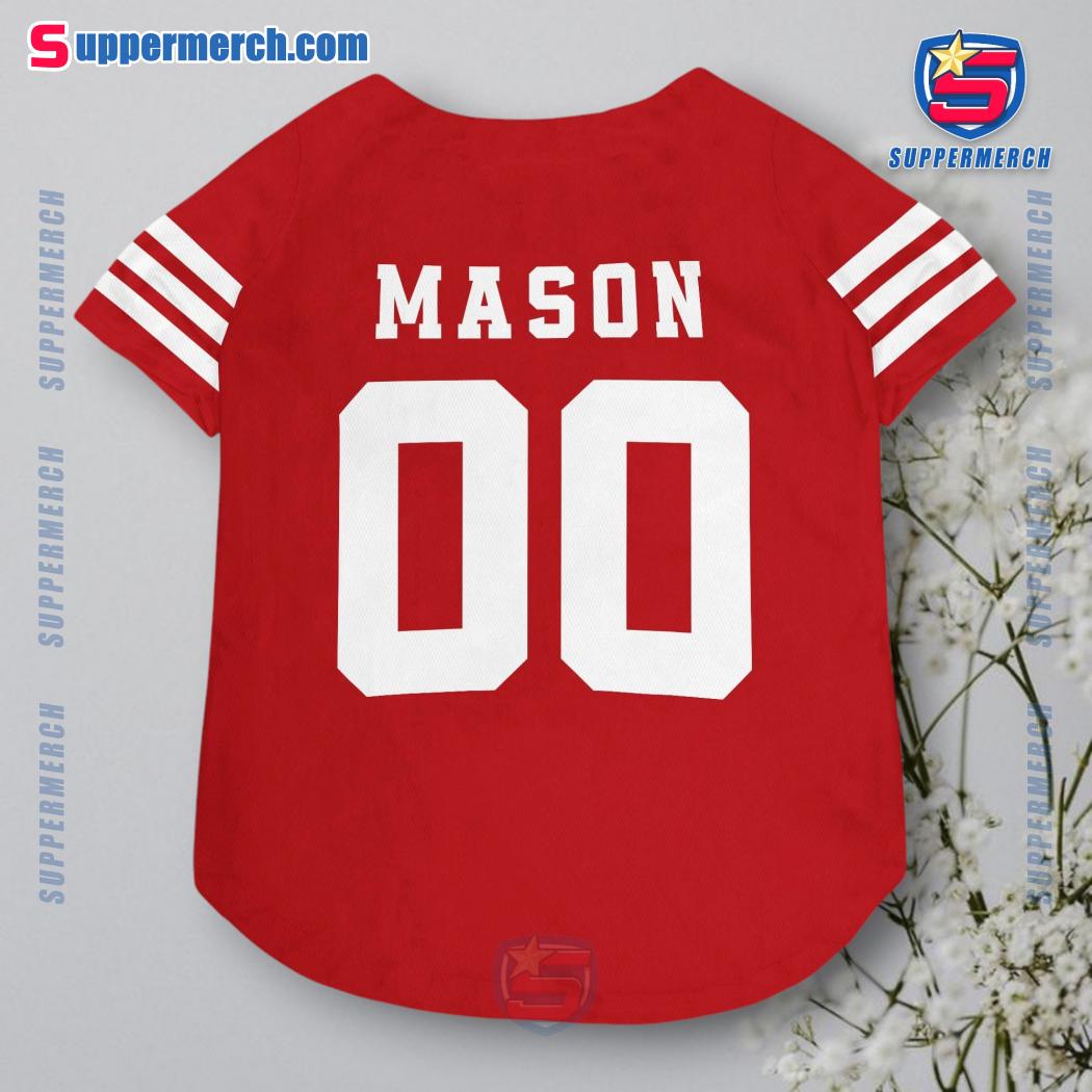 NFL San Francisco 49ers Personalized Pet Jersey x