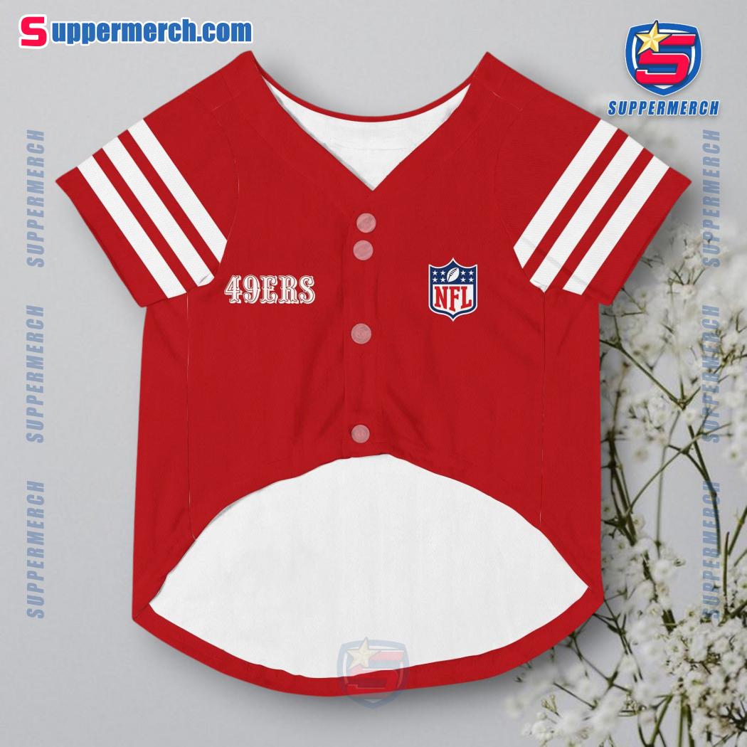 NFL San Francisco 49ers Personalized Pet Jersey y