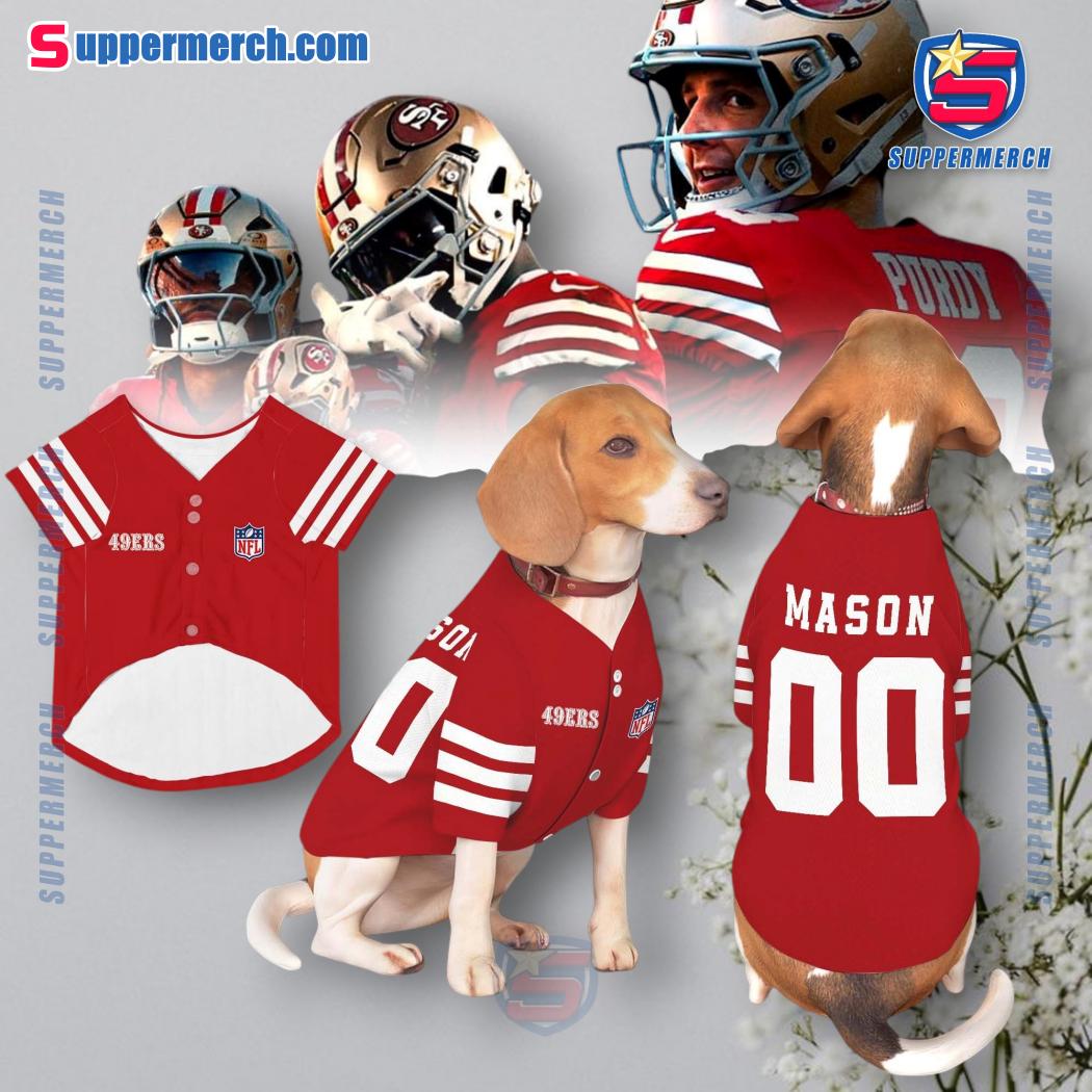 NFL San Francisco 49ers Personalized Pet Jersey