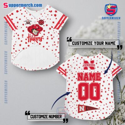 Nebraska Cornhuskers Personalized Pet Jersey a