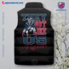 New England Patriots NFL They Not Like Us Puffer Sleeveless Jacket b