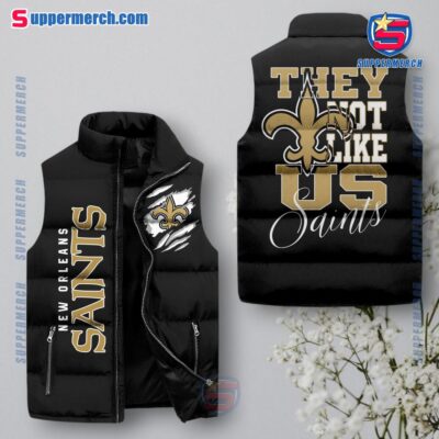 New Orleans Saints NFL They Not Like Us Puffer Sleeveless Jacket