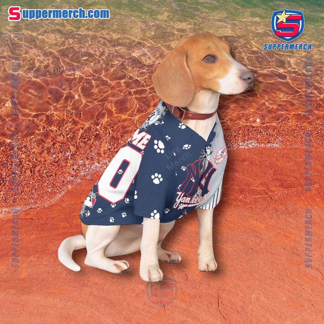 New York Yankees Personalized Pet Jersey b