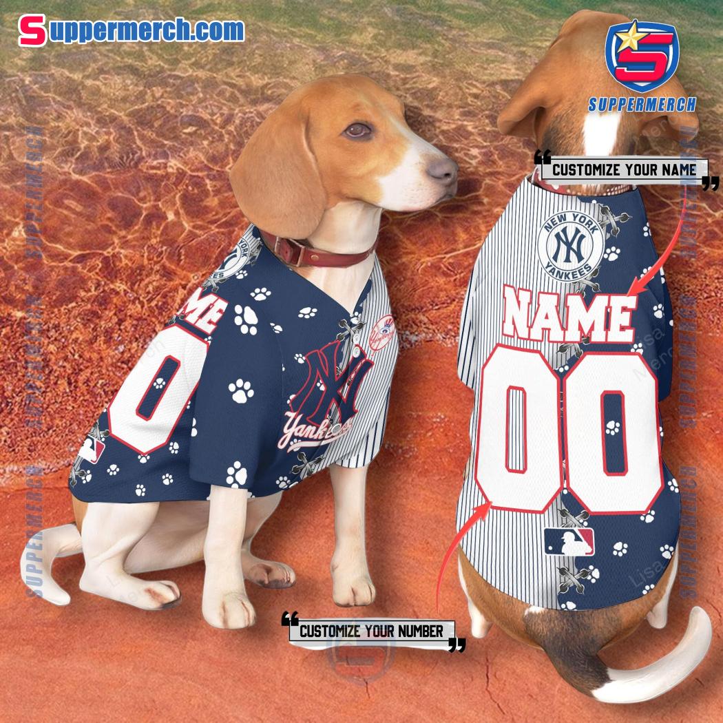 New York Yankees Personalized Pet Jersey