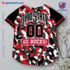 Ohio State Buckeyes Go Bucks Camo Personalized Pet Jersey b