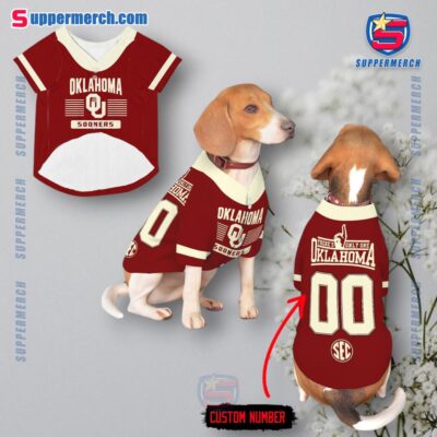 Oklahoma Sooners There's Only One Oklahoma Personalized Pet Jersey