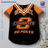 Oklahoma State Cowboys Go Pokes Personalized Pet Jersey y