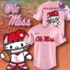 Ole Miss Football X Hello Kitty 2024 Pink Baseball Jersey