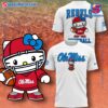 Ole Miss Rebels Football X Hello Kitty White T-shirt, Hoodie