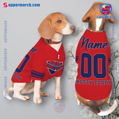 Ole Miss Rebelution Hotty Toddy Personalized Pet Jersey
