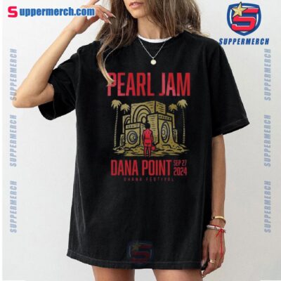 Pearl Jam Dana Point Sep 27 2024 Ohana Festival Shirt