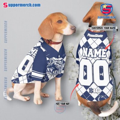 Penn State Nittany Lions Personalized Pet Jersey