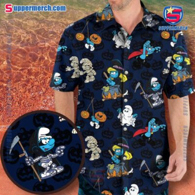 Smurfs Halloween Cosplay Hawaiian Shirt