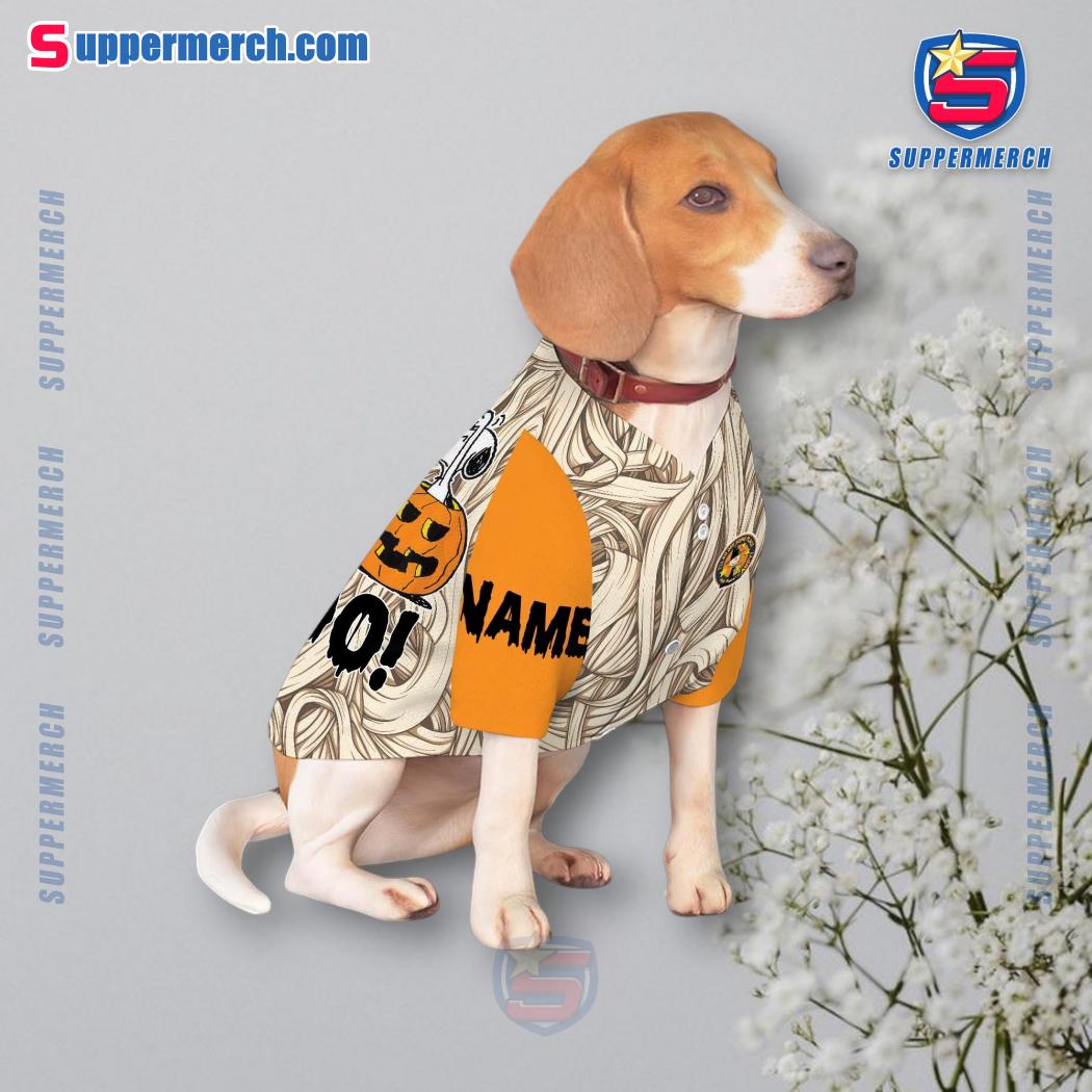 Snoopy Boo Halloween Personalized Pet Jersey x