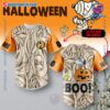 Snoopy Boo I'll Go Off Some Place And Eat Candy Halloween Personalized Baseball Jersey