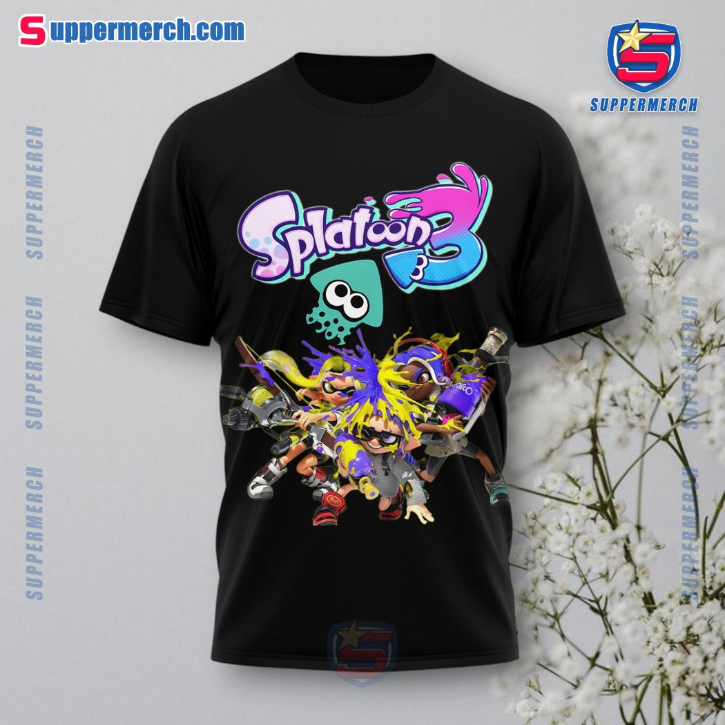 Splatoon 3 Ink, Dive, Swim And Splat Your Way To The Top Shirt a