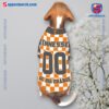 Tennessee Volunteers Go Big Orange Checkerboard Personalized Pet Jersey c