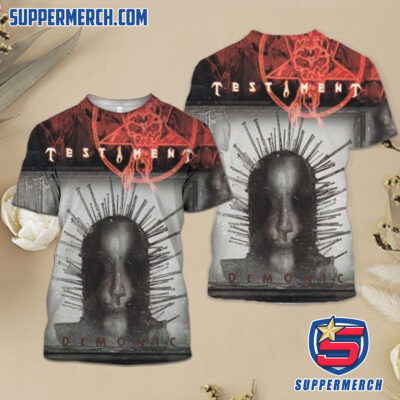 Testament Demonic Album Cover 3D T-Shirt