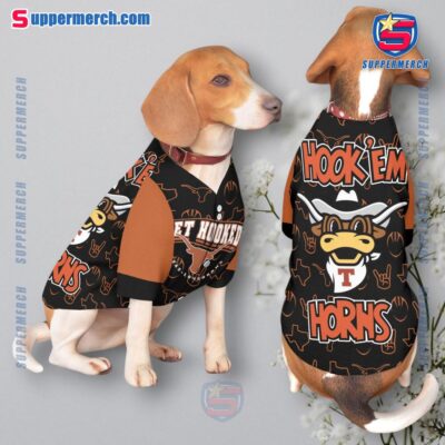 Texas Longhorns Hook 'em Horns Pet Jersey