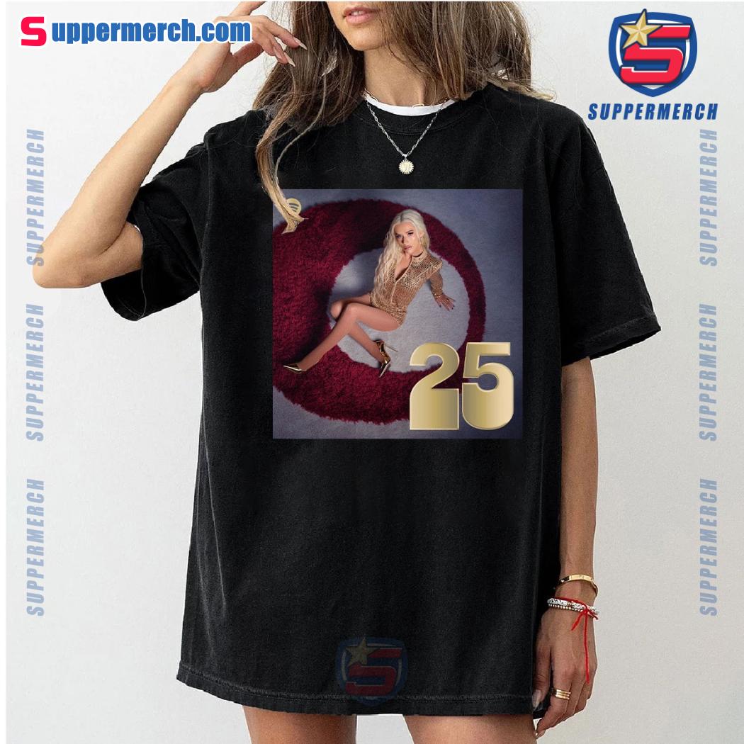 The 25th Anniversary Of Christina Aguilera Spotify Anniversaries Shirt