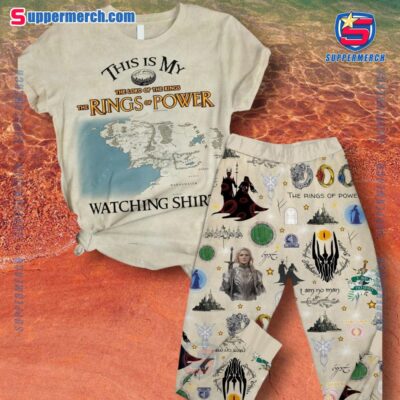 This Is My The Lord Of The Rings The Rings Of Power Watching Pajamas Set