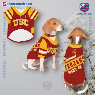 Usc Trojans Fathead Trojans Fight On Pet Jersey
