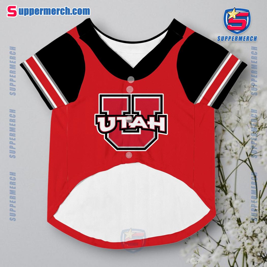 Utah Utes Go Big Go Utes Personalized Pet Jersey x