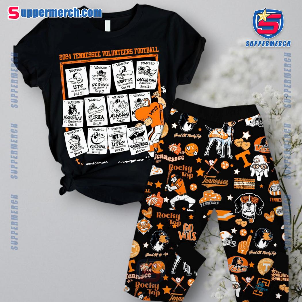 2024 Tennessee Volunteers Football Deadline Day Pajamas Set