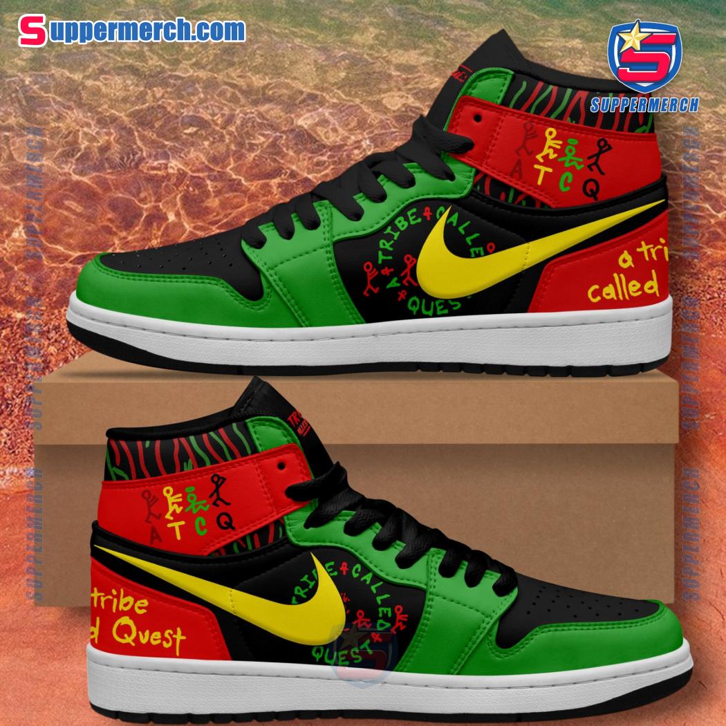 A Tribe Called Quest Music Band Air Jordan High Top Shoes d6brj5p