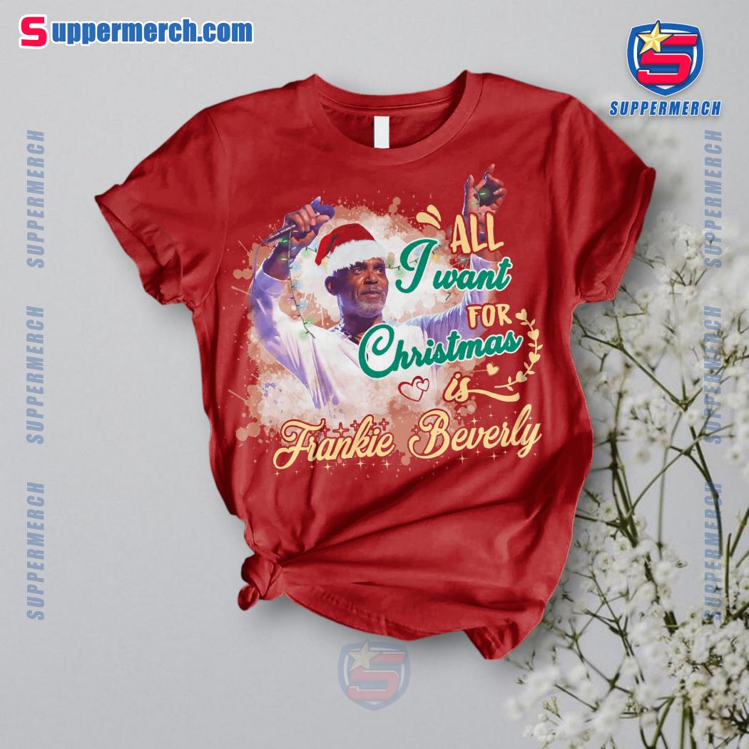 All I Want For Christmas Is Frankie Beverly Pajamas Set a