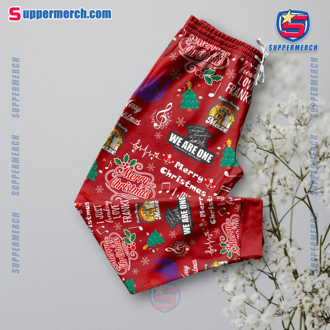 All I Want For Christmas Is Frankie Beverly Pajamas Set b