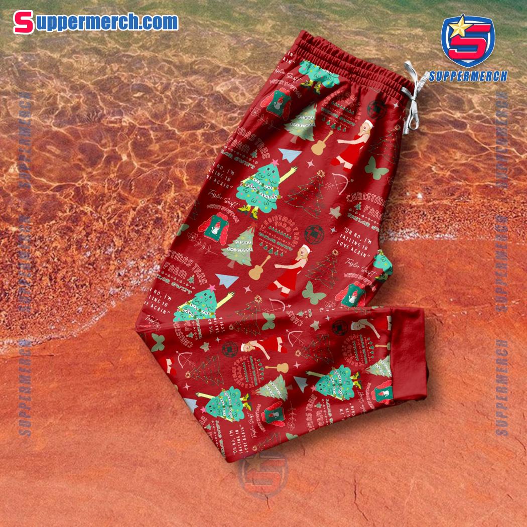 All I Want For Christmas Is Taylor Swift Red Pajamas Set b