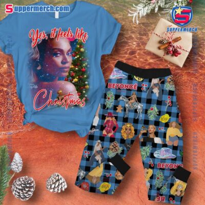 Beyonce Yes It Feels Like Christmas Pajamas Set Og9HZTN