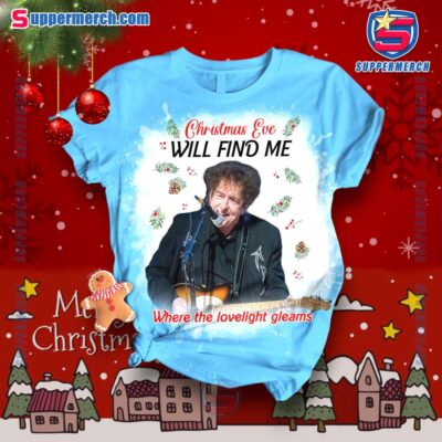 Bob Dylan Christmas Eve Will Find Me Where The Lovelight Gleams Pajamas Set-a 3J8vbhg