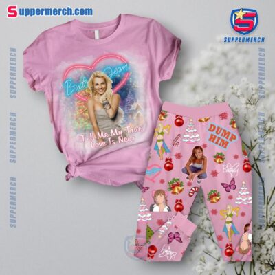 Britney Spears Tell Me My True Love Is Near Pajamas Set ytKU0b5
