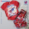 Buffalo Bills Too Cute To Watch Buffalo All Xmas Day Plaid Pajamas Set 6xOmSIW