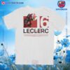 Charles Leclerc Racing Driver Number 16 Graphic Unisex T-shirt-b xTjMAhE