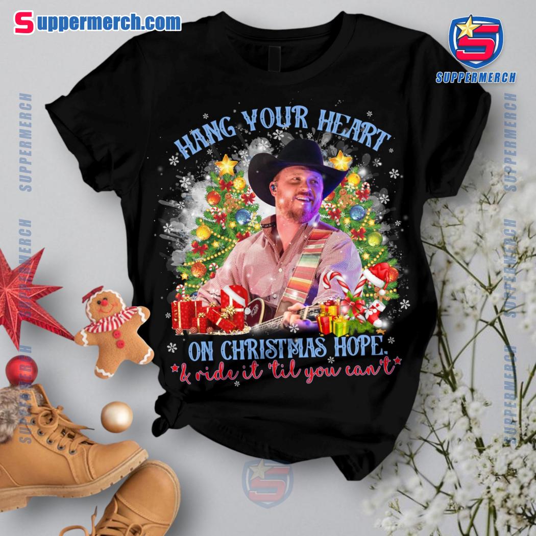 Cody Johnson Hang Your Heart On Christmas Hope And Ride It Til You Can't Plaid Pajamas Set-b pYvjQe4