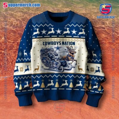 Dallas Cowboys All I Want For Christmas Is A Cowboy Win Christmas Sweater-a Cywaco1