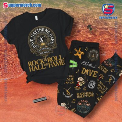 Dave Matthews Band Rock And Roll Hall Of Fame Pajamas Set DqE5AQJ
