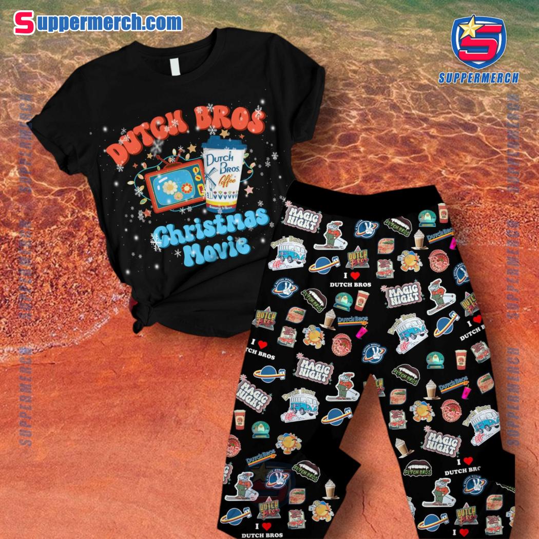 Dutch Bros Christmas Movie Pajamas Set