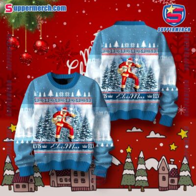 Elvismas Elvis Presley Christmas Sweater JoPgGNH
