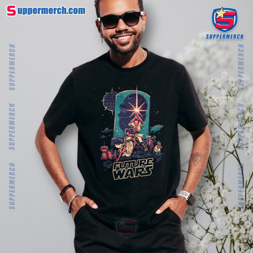 Future Wars Futurama X Star Wars Graphic T-shirt a